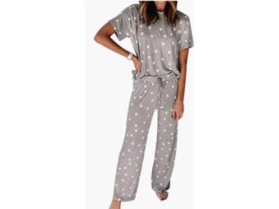 Women's Print Pyjama Sets 2 Piece Short Sleeve T1015