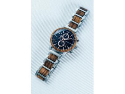 London - Chronograph Wood Watch