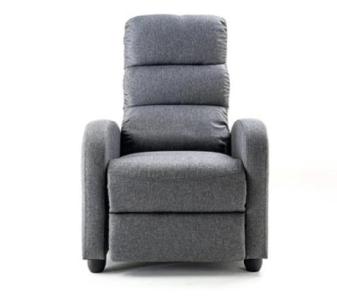 Introducing Our Luxe 1 Seater Regal Fabric Recliner!" buy now