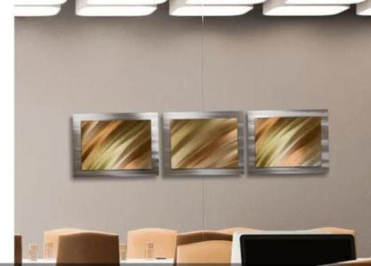 Large Metal Wall Art Multi Panel Sculpture | Christopher Henderson