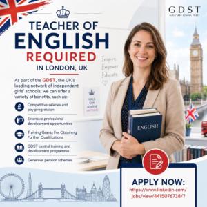 Teacher of English Required in London