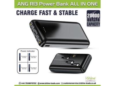 Buy Bulk ANG R13 Portable Power Bank 20000Mah in UK
