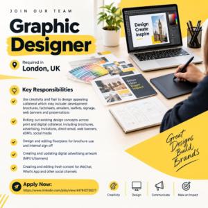 Graphic Designer Required in London
