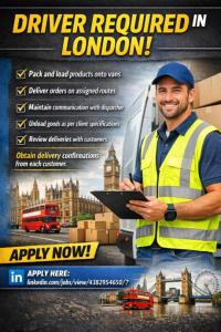 Driver Required in London