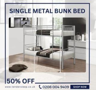 Single Metal Bunk Bed Up to 50% OFF