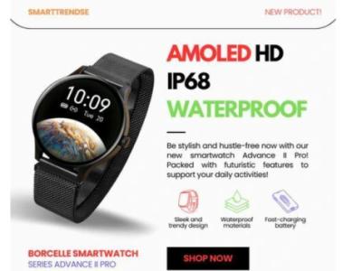 Smart Watch MOLED HD IP68 Waterproof Bluetooth Control