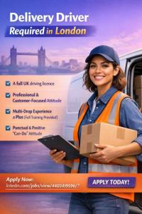 Delivery Driver Required in London