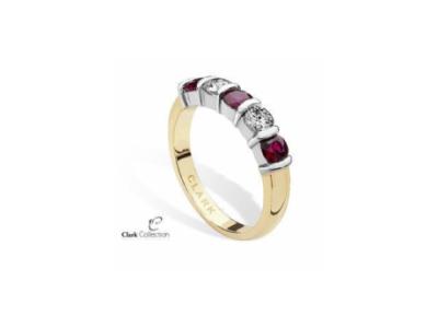 Shop Ruby & Diamond Engagement Rings at Best Prices - W.E. Clark & Son!