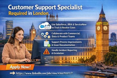 Customer Support Specialist Required in Dubai
