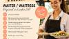 Waiter / Waitress Required in London