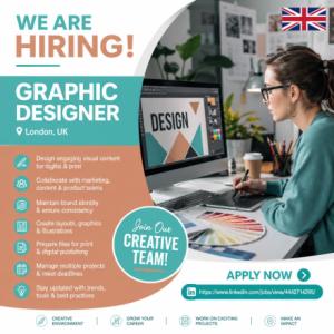 Graphic Designer Required in London