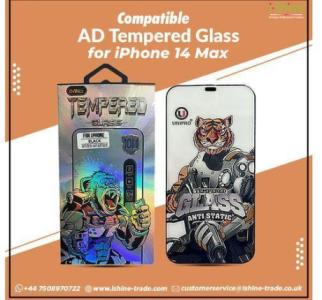 Buy Compatible AD Tempered Glass for iPhone 14 Max in Bulk