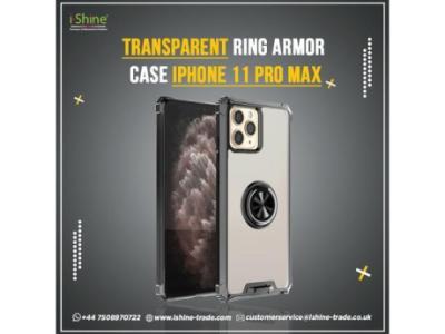 Buy Bulk Transparent Ring Armor Case For iPhone 11 Pro Max in UK