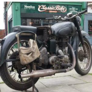 1949 Royal Enfield Model G 350 Classic Vintage Rare, Original & Unmolested