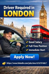 Driver Required in London