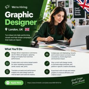 Graphic Designer Required in London