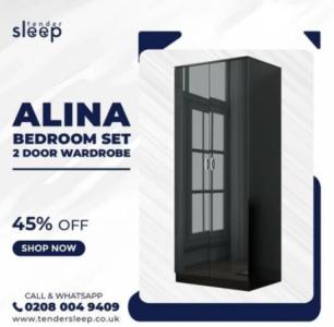Alina Bedroom Set – 2 Door Wardrobe