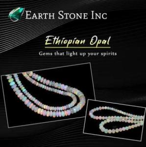 Ethiopian Opal Gemstone Beads for Making Jewelry | My Earth Stone