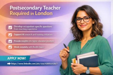 Postsecondary Teacher Required in London