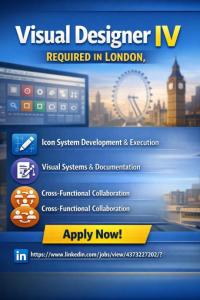 Visual Designer IV Required in London