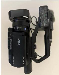 Rarely used (less than 10 hrs) Sony HXR-NX80 4K Professional Camcorder Bundle