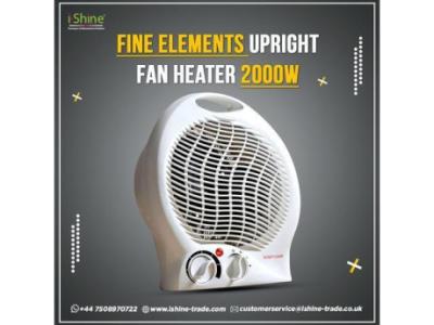 Buy Bulk Fine Elements Upright Fan Heater 2000W in UK