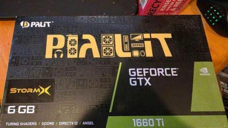 Palit Nvidia GEFORCE GTX 1660Ti Graphics Card - Money back guarantee -