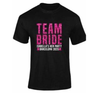 Personalised Hen Party t-shirts