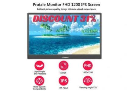 Computer Monitor 16-inch 1920x1200 Portable Monitor