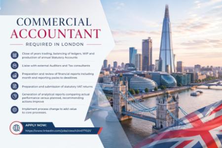 Commercial Accountant Required in London