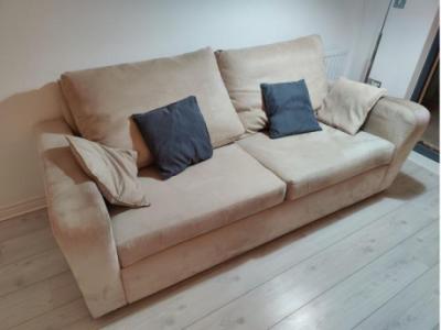 2 Seater Sofa With Pillows - Used - Free (Collection Only)