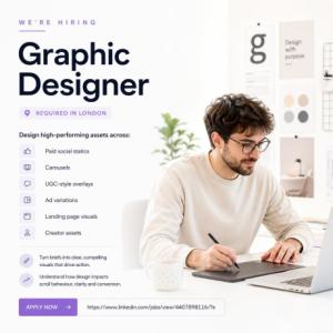 Graphic Designer Required in London