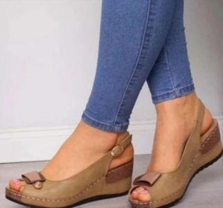 Platform Buckle Strap Wedges Womens Sandals Shoes,NEW!