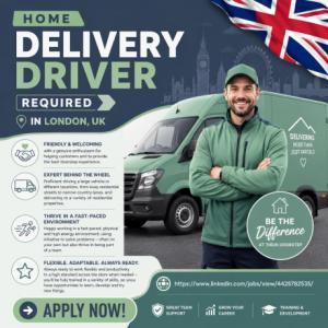 Home Delivery Driver Required in London