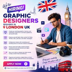 Graphic Designers Required in London