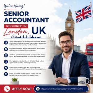 Senior Accountant Required in London