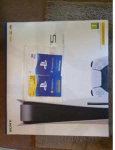 Ps5 playstation sony with 12 months psn membership and giftcards