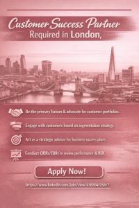 Customer Success Partner Required in London