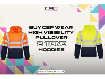 Buy C2P Wear High Visibility Pullover 2 Tone Hoodies Online