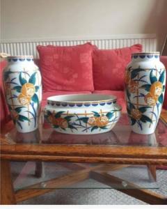 French Art Deco Vases Keller et Guerin Luneville