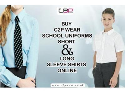 Buy C2P Wear School Uniforms Short & Long Sleeve Shirts Online
