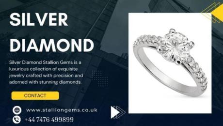 Silver Diamond Rings