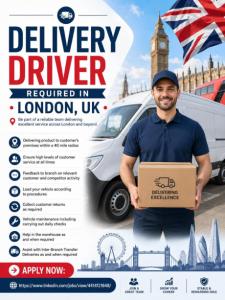 Delivery Driver Required in London