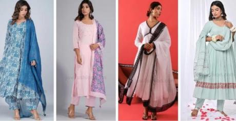 JOVI Fashion - Buy hand Embroidery Three Piece Salwar Suits and Dupatta For Women