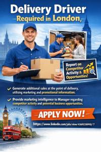 Delivery Driver Required in London