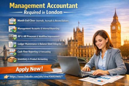 Management Accountant Required in London