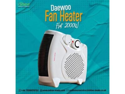Buy Bulk Daewoo Fan Heater Flat 2000W in UK