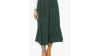 High Elastic Waist Pleated A-Line Swing Midi Skirt 01282