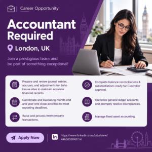 Accountant Required in London