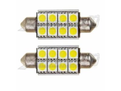 42mm LED 5050 Canbus Festoon Bulbs White